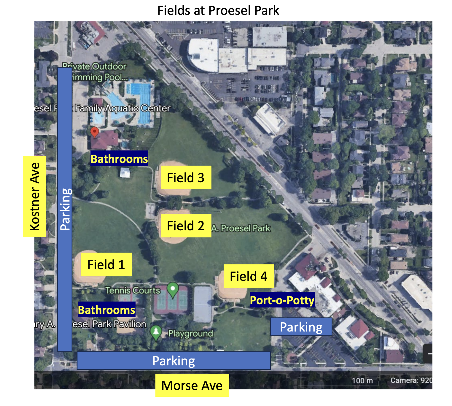 Proesel Park Layout